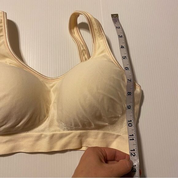 Bali ivory Comfort Revolution ComfortFlex Fit Seamless 2-Ply Wireless Bra -L - Picture 3 of 8